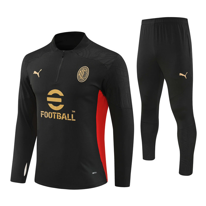 Survêtement Milan AC Pré-Match Noir 2024-2025