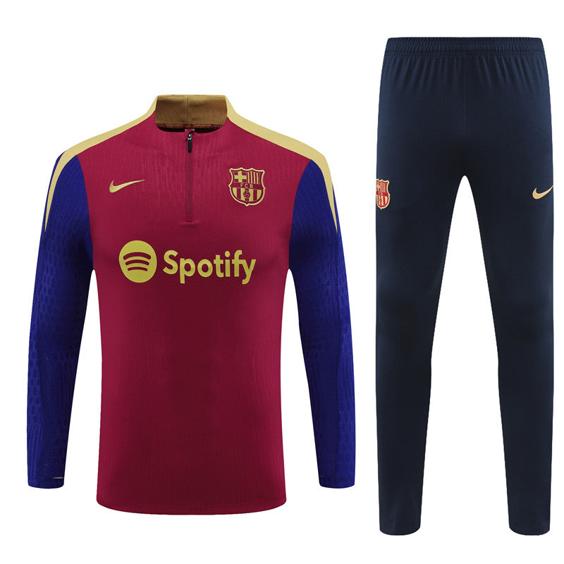 Survêtement FC Barcelone Pré-Match Grenat 2024-2025