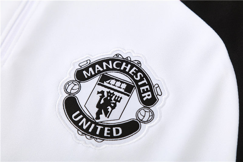Survêtement Manchester United Tiro 24 Blanc