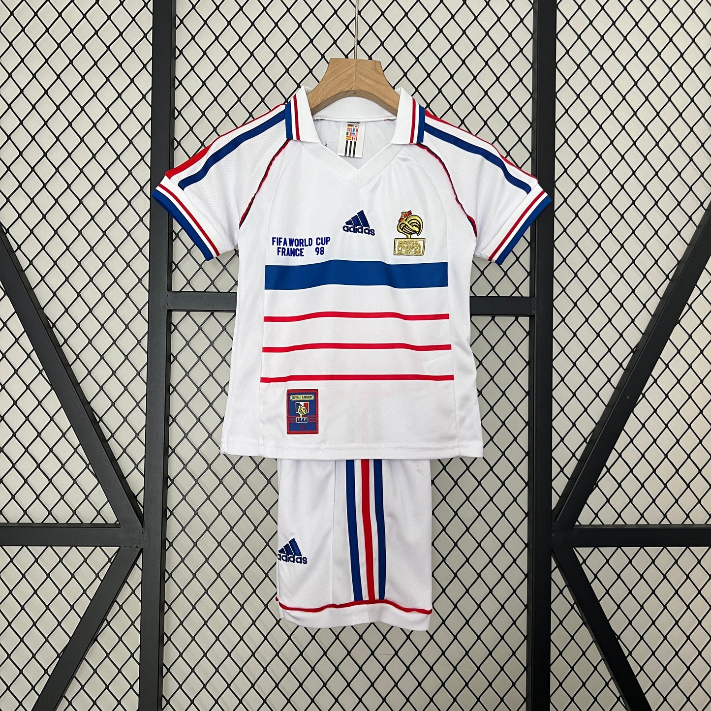 Kit Football Enfant Rétro France 98 Extérieur