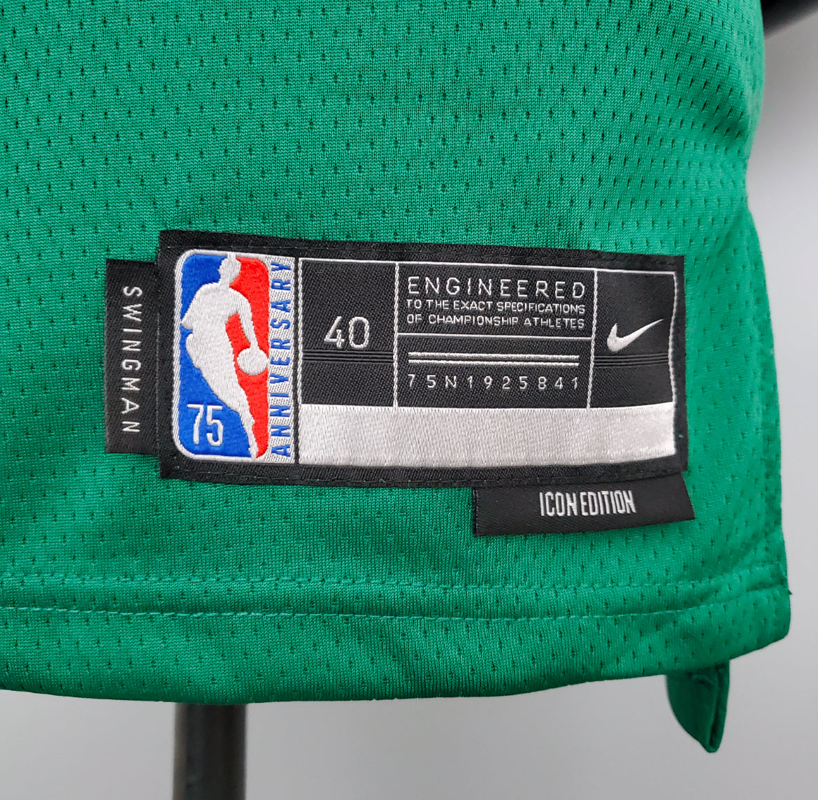 Maillot Brown Boston Celtics Vert 75e anniversaire