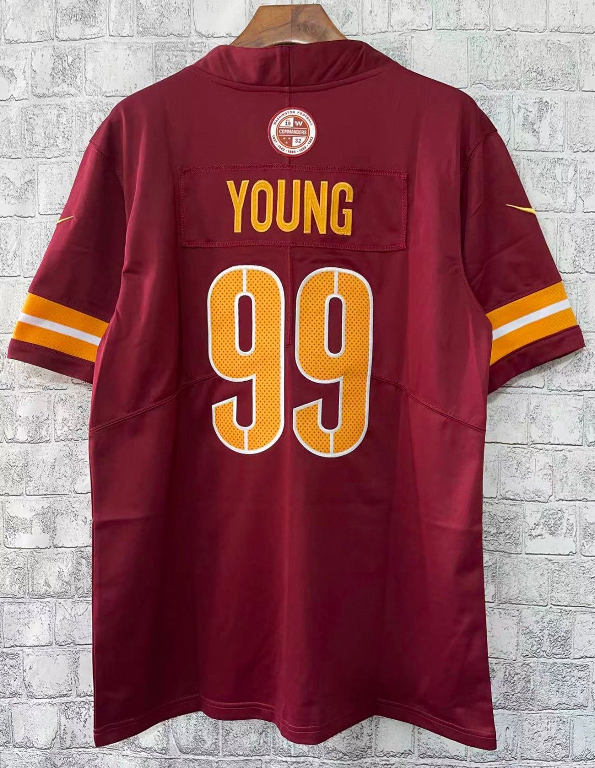 Maillot Domicile Chase Young Commanders Dallas