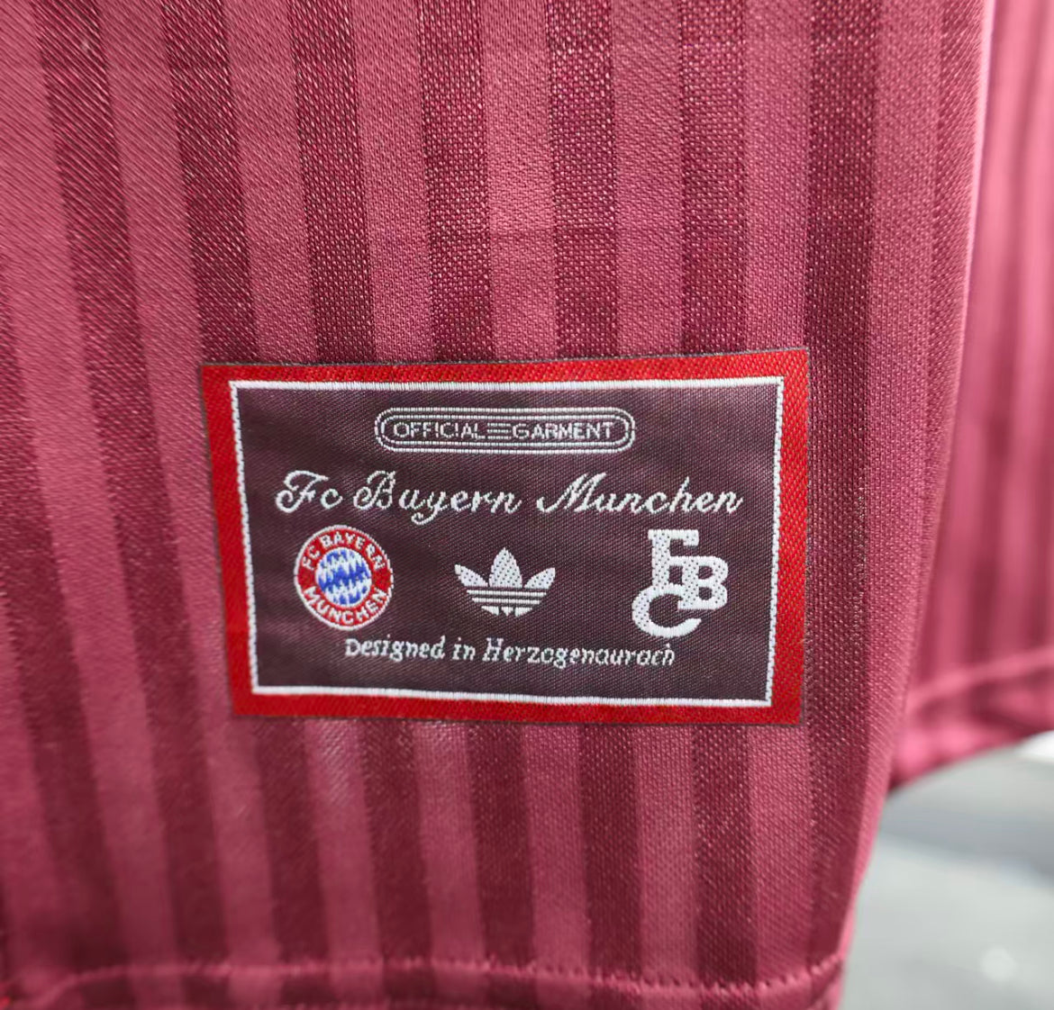 Maillot Spécial Bordeaux Adidas Originals Bayern Munich