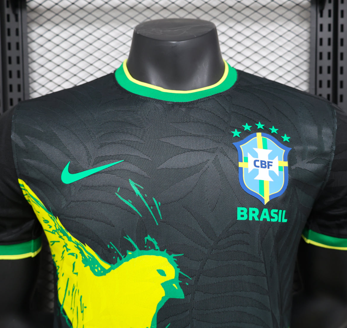 Maillot Spécial Oiseaux Noir Brésil
