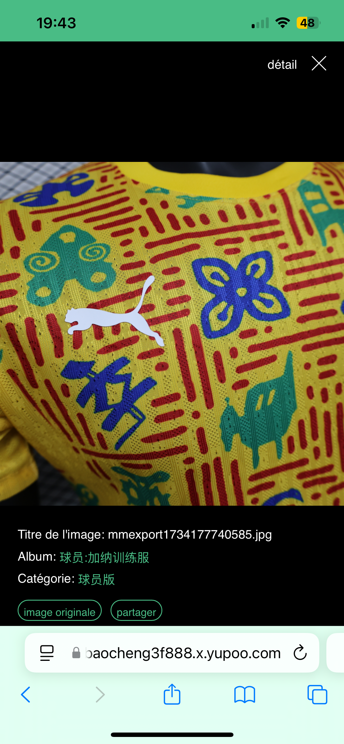Maillot Avant-Match Ghana 2025