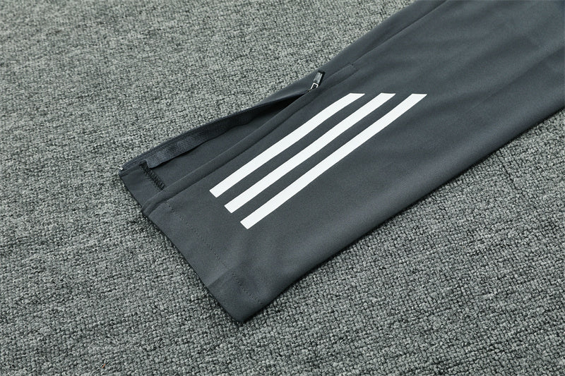 Survêtement Manchester United Tiro 24 Gris 1/4 Zip