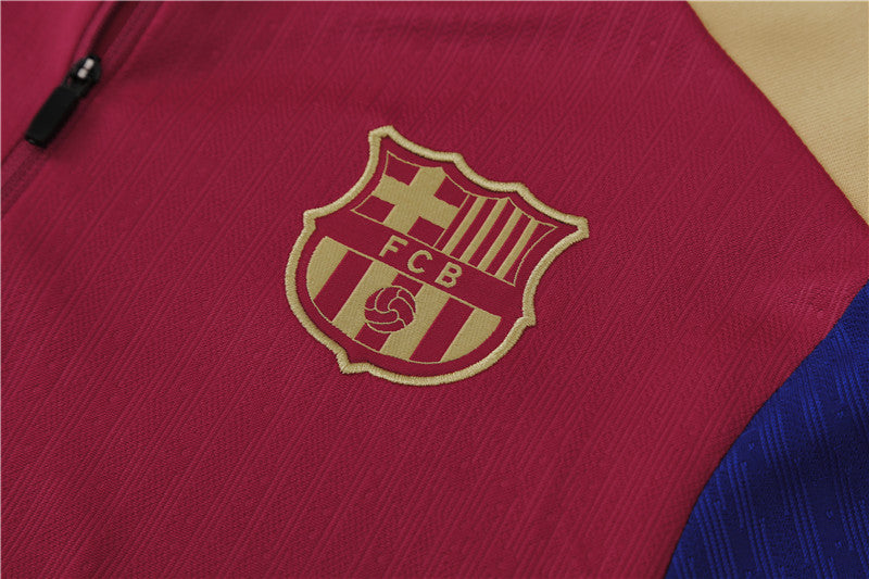 Survêtement FC Barcelone Pré-Match Grenat 2024-2025