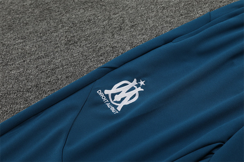 Survêtement Olympique Marseille Pré-Match Bleu Turquoise 2024-2025