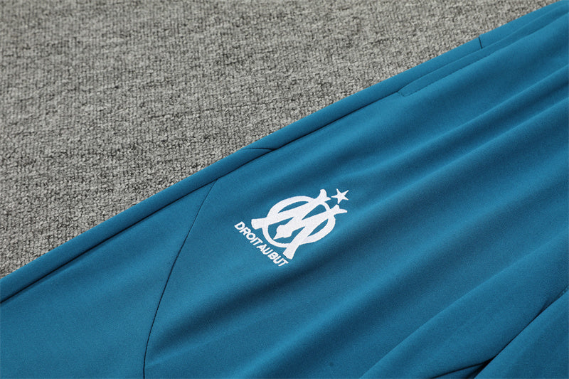 Survêtement Olympique Marseille Pré-Match Bleu Océan 2024-2025