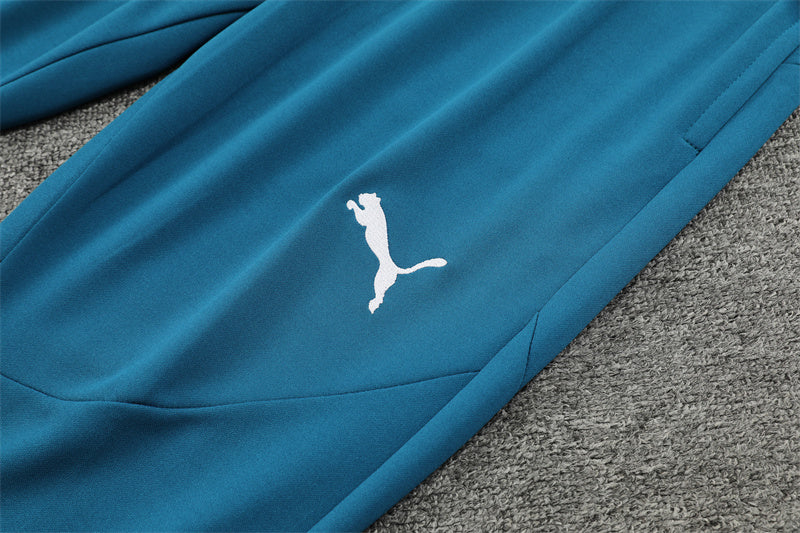 Survêtement Olympique Marseille Pré-Match Bleu Océan 2024-2025