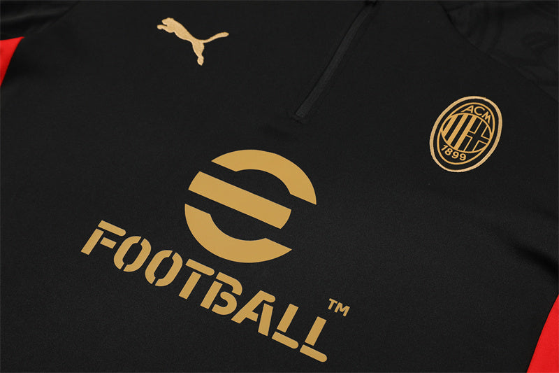Survêtement Milan AC Pré-Match Noir 2024-2025