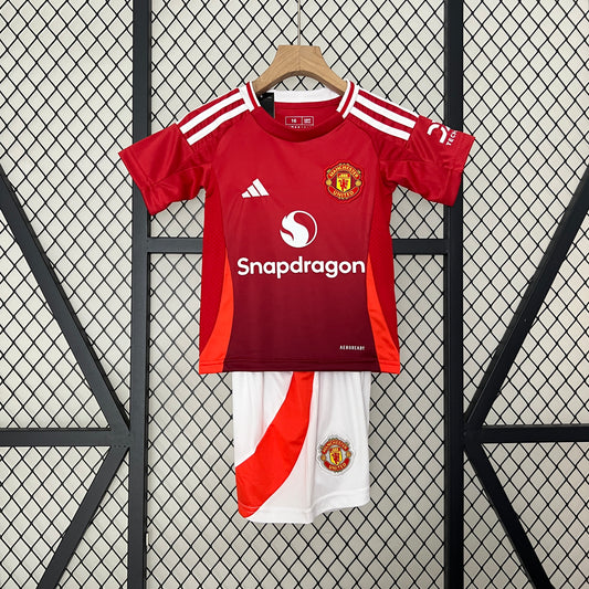 Kit Football Enfant Manchester United Domicile 2024/2025