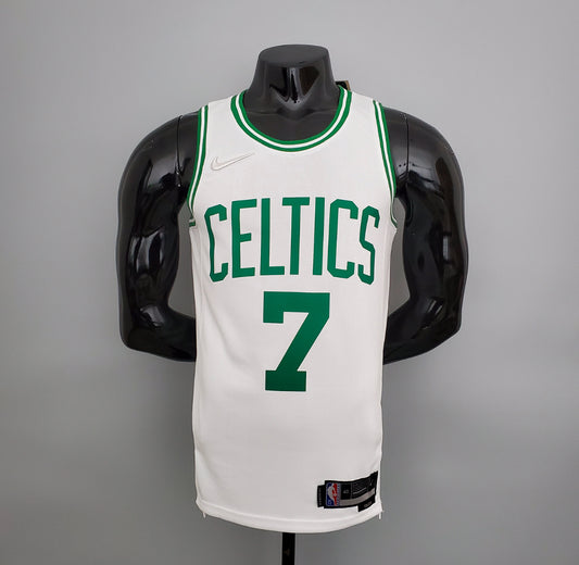 Maillot Brown Boston Celtics White 75eme anniversaire