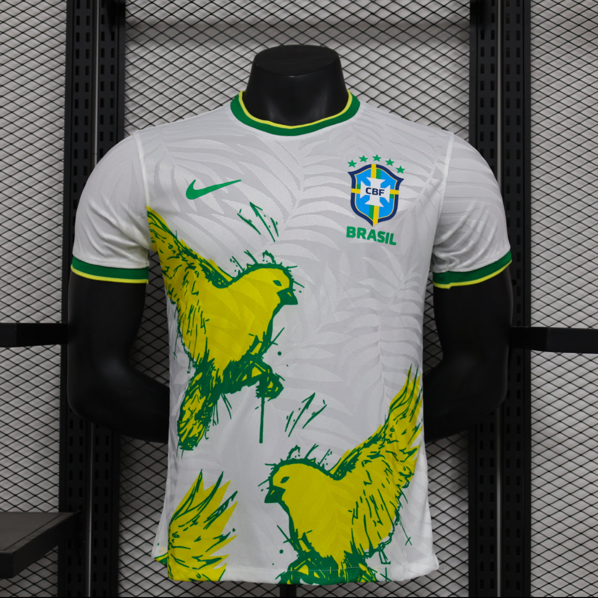Maillot Spécial Oiseaux Blanc Brésil