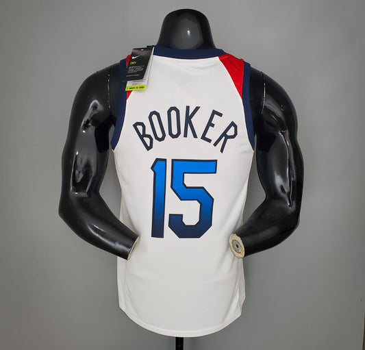 Maillot Devin Booker Jeux Olympique Team USA White 2021
