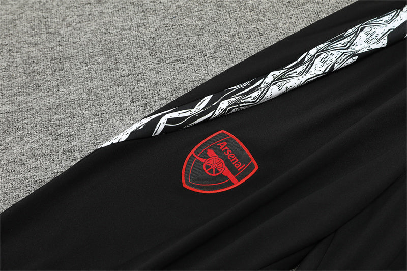 Survêtement Arsenal European Pro Noir 1/4 Zip