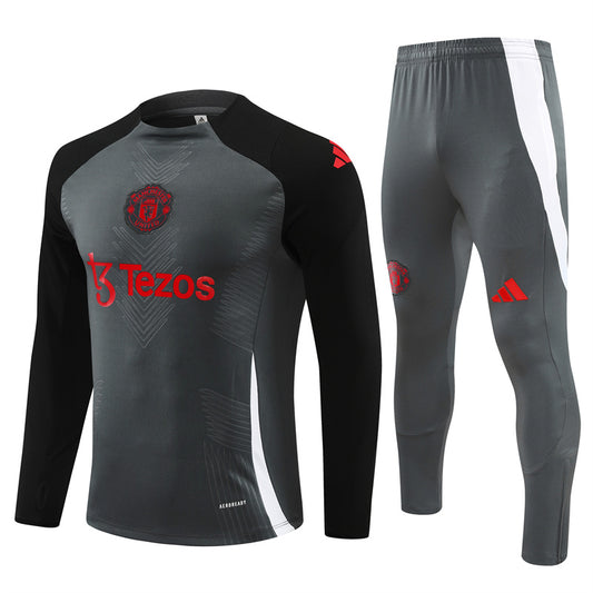 Survêtement Manchester United Tiro 24 Gris