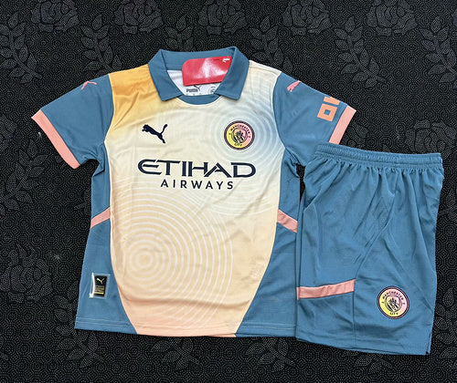Kit Enfant Exterieur Manchester City 2024-2025